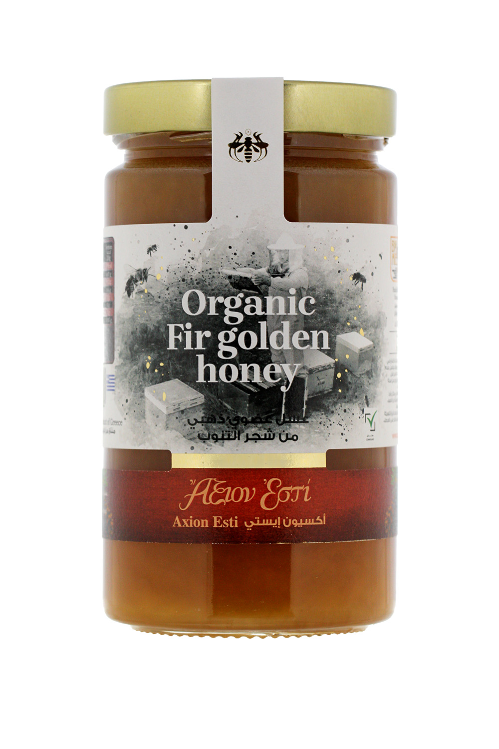 AXION ESTI Organic Fir Golden Honey 950g