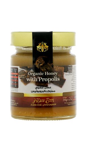 AXION ESTI Organic Honey mixed with Propolis 250g